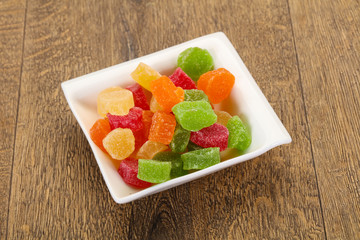 Sweet candied fruit