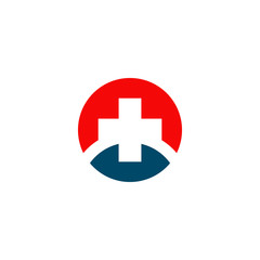 Health care and medical icon logo design vector template