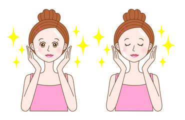 女性上半身美容 Women beauty