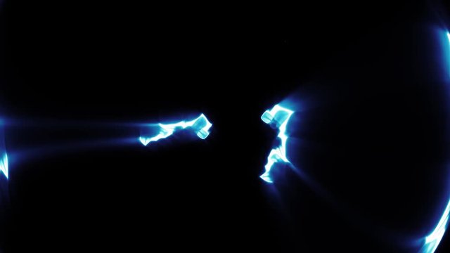 Action Electricity And Energy Effect/ 4k animation of power dynamic comic and manga electric patterns seamless looping