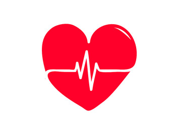 heart icon for mobile concept and web apps icon. Transparent outline, thin line icon for website design and mobile, app development