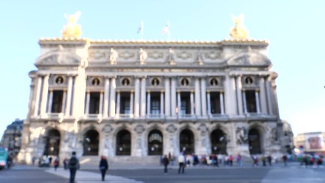 パリ　オペラ・ガルニエ　（アウトフォーカス）