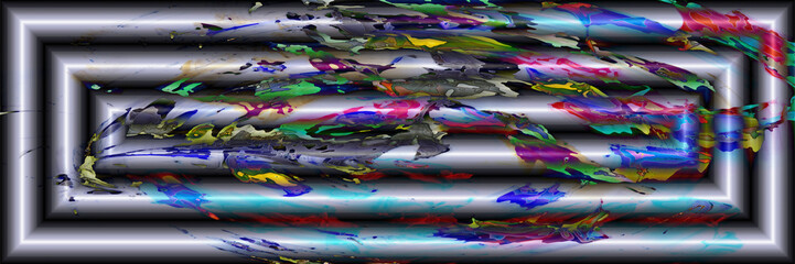 Digital Art, abstract three-dimensional objects with soft lighting, Germany