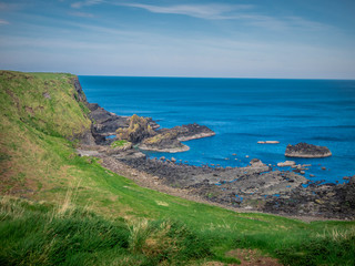 Amazing landscape at the Causeway Coast in Northern Ireland - travel photography