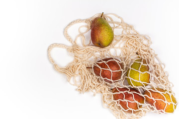 Fresh pairs in a mesh bag