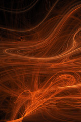 Fiery, abstract geometric background symbolizing the hot lines of fire - a feeling of love for a person.