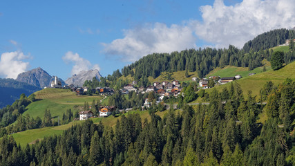 Village des dolomites