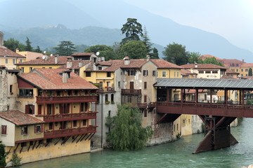 Fototapeta premium Bassano del Grappa Landscape Veneto Italy