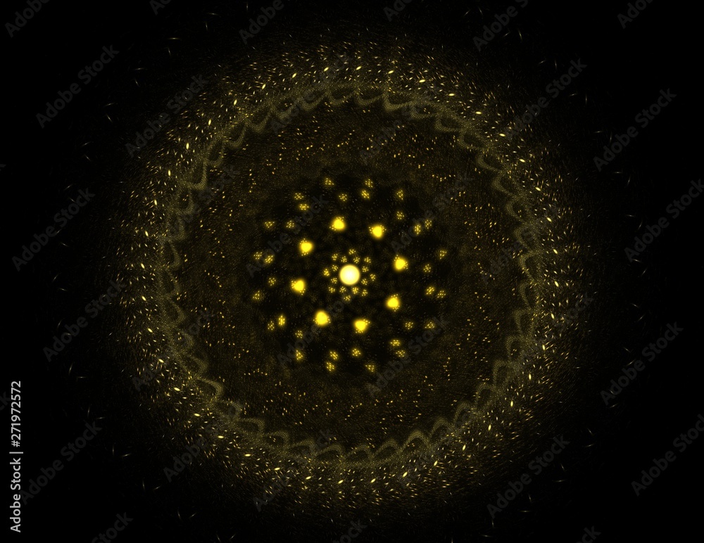 Poster abstract fractal color texture. digital art. abstract form & colors. abstract fractal element patter