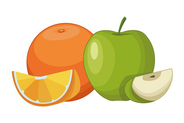 Fresh and delicious tropical fruits