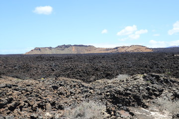 coulée de lave de Lanzarote
