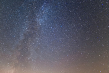 beautiful night sky with milky way, natural background