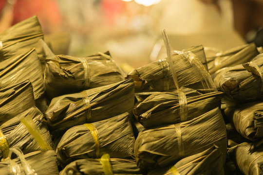 Sticky rice dumpling or Ba-Jang (Chinese food),