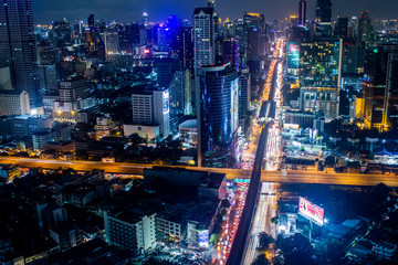 Bangkok,Thailand, 11 NOVEMBER 2014; Bangkok city view in Thailand,Asia.