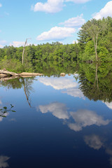 landscape with lake and sky