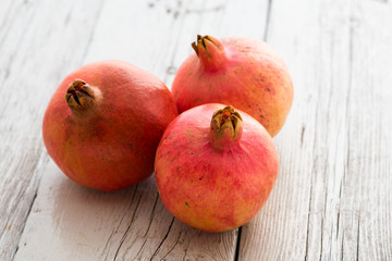 Pomegranate tasty close up
