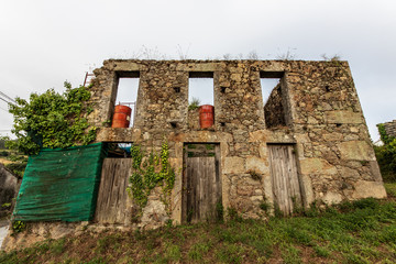 abandoned house