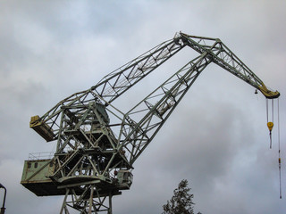 Cranes at the Gdańsk Shipyard.
