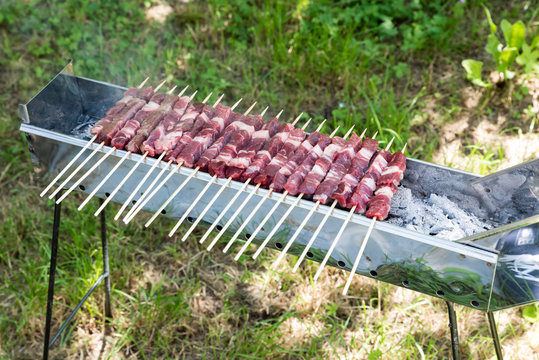 Cooking Abruzzesi arrosticini