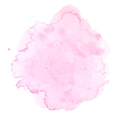 Obraz premium Soft pink powder color watercolor background. Vector illustration