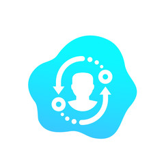 User experience vector icon