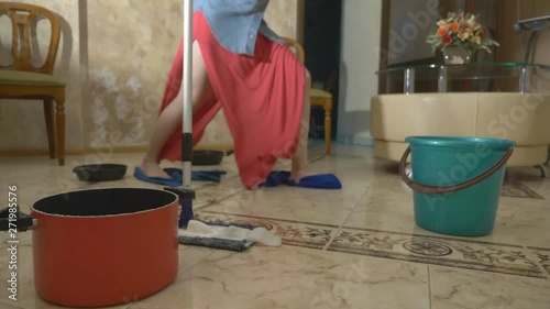 Water Damage Concept Of Flooding The Apartment And Property