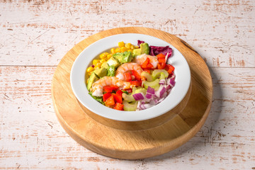 サラダ Beautiful and colorful chopped salad