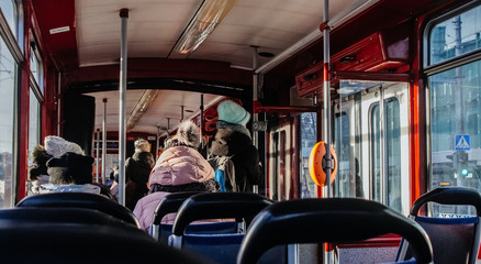 Fototapeta na wymiar Tallinn transport