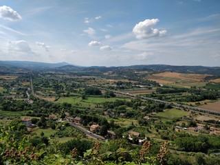 panorama vista of tuscany