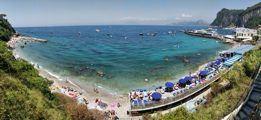 view of the bay of capri
