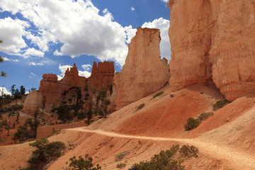 Hiking trail at Bryce Canyon National Park, Utah, USA