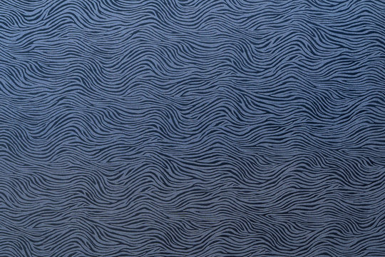 Abstraktes wellenf&ouml;rmiges filigranes Muster in blau grau