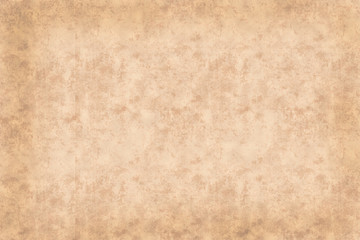 Old paper texture with vignette. Antique vintage empty papyrus as background with copy space for text or design.