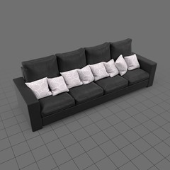 Modern four seater sofa