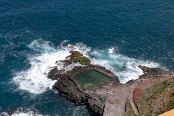 natural swimming pools on Tenerife island