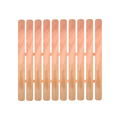 Wooden fence
