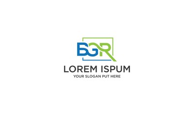 Fototapeta premium BGR LETTER LOGO