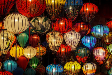 Beautiful lanterns at the Ancient Town in Hoi An, Vietnam.