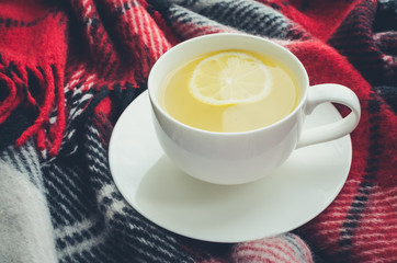 Cup of autumn tea