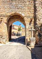 puerta muralla en maderuelo, Segovia