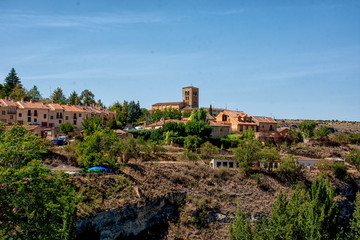 Fototapeta na wymiar Paisaje de Sepulveda, Segovia