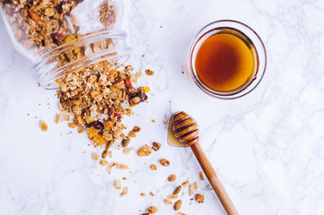 Delicious homemade granola