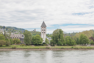 Fototapeta na wymiar St. John's Church (Johanniskirche) Lahnstein Rhineland Palatinate Germany