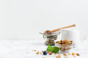 Delicious homemade granola