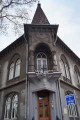 Vampir an einem Haus in Subotica - Vojvodina - Serbien - obrazy, fototapety, plakaty