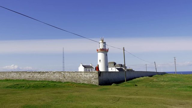 Lighthouse at the Irish west coast - travel photography