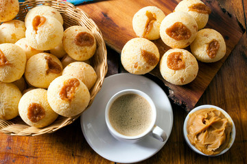 Brazilian snack cheese bread