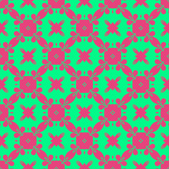 Floral beauty sprig pattern with pink and green color