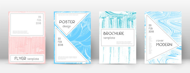 Cover page design template. Stylish brochure