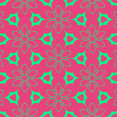 Beauty floral vintage pattern